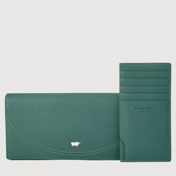 Women Braun Büffel Long Wallets | Wallets & Small Leather Goods>HINNA BIFOLD LONG WALLET WITH ZIP COMPARTMENT (BOX GUSSET)