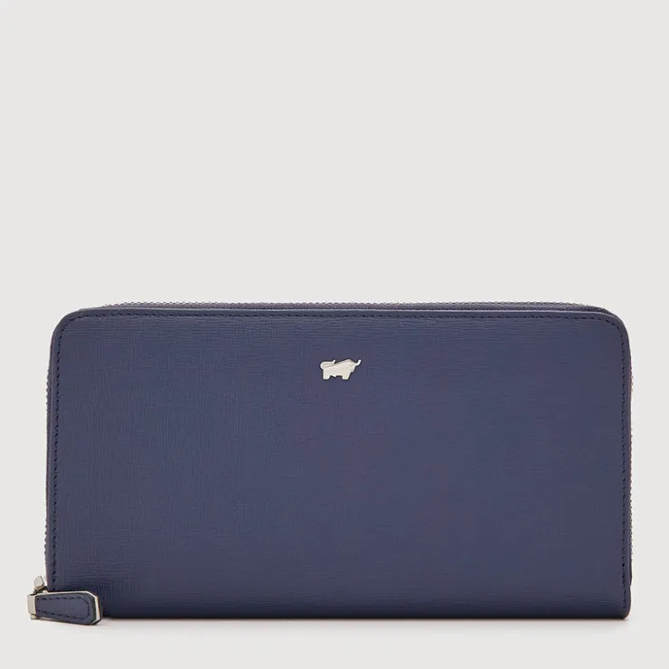 Women Braun Büffel Long Wallets | Wallets & Small Leather Goods>HINNA ZIP LONG WALLET (3 GUSSET)