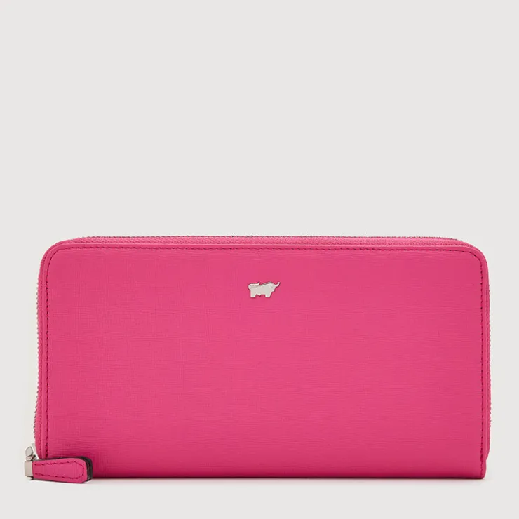 Women Braun Büffel Long Wallets | Wallets & Small Leather Goods>HINNA ZIP LONG WALLET (3 GUSSET)