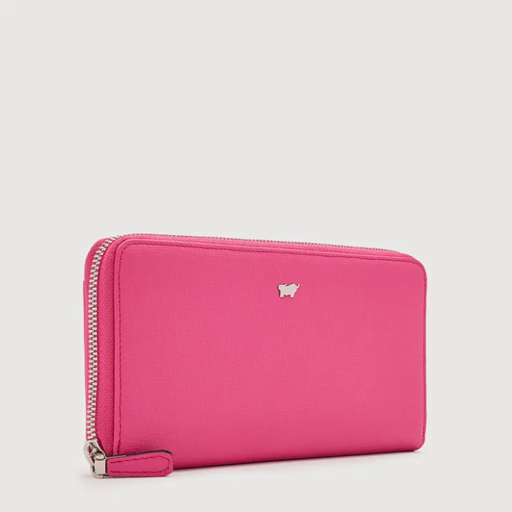 Women Braun Büffel Long Wallets | Wallets & Small Leather Goods>HINNA ZIP LONG WALLET (3 GUSSET)