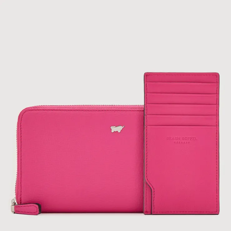 Women Braun Büffel Long Wallets | Wallets & Small Leather Goods>HINNA ZIP LONG WALLET (3 GUSSET)
