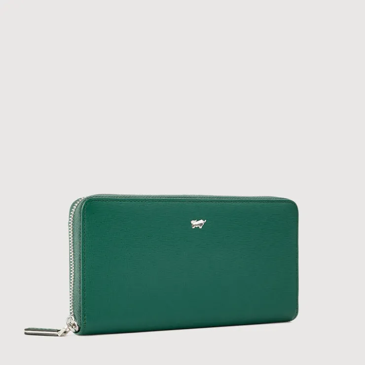 Women Braun Büffel Long Wallets | Wallets & Small Leather Goods>HINNA ZIP LONG WALLET (3 GUSSET)