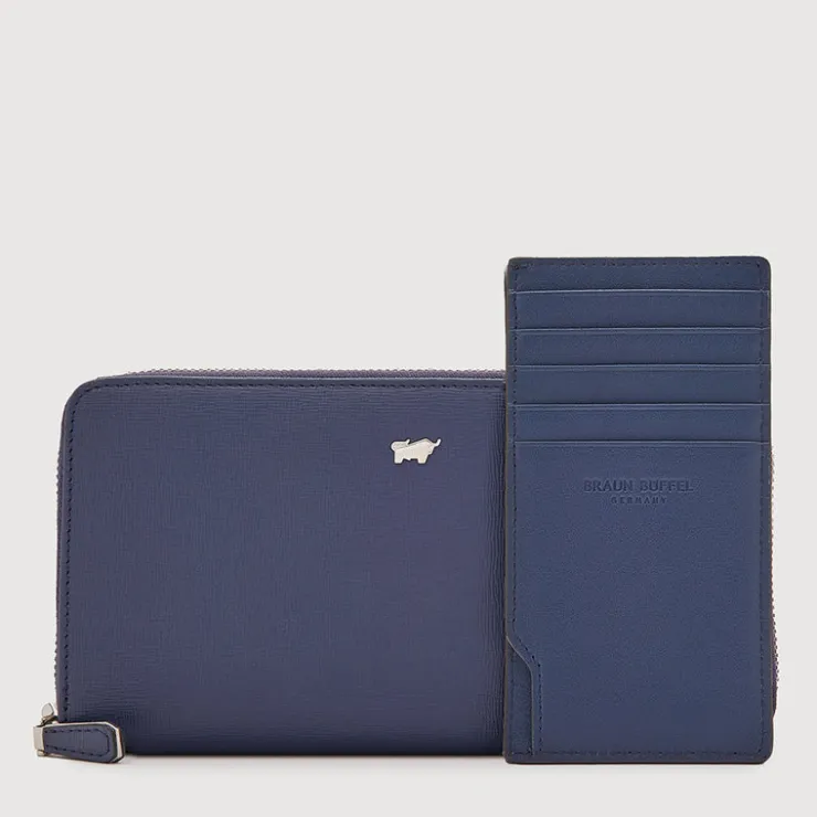 Women Braun Büffel Long Wallets | Wallets & Small Leather Goods>HINNA ZIP LONG WALLET (3 GUSSET)
