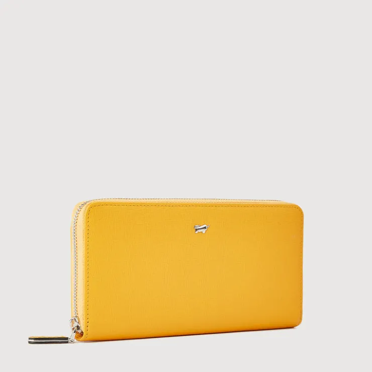Women Braun Büffel Long Wallets | Wallets & Small Leather Goods>HINNA ZIP LONG WALLET (3 GUSSET)