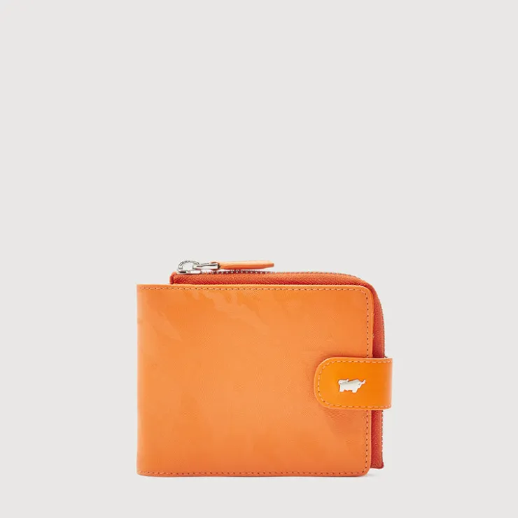 Braun Büffel Compact Wallets>JACOB WALLET WITH EXTERNAL COIN COMPARTMENT