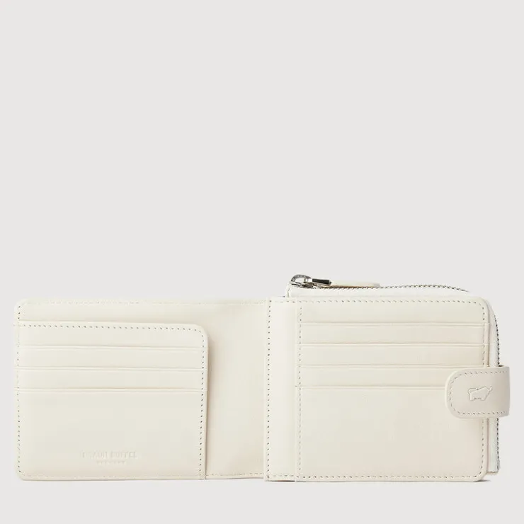 Braun Büffel Compact Wallets>JACOB WALLET WITH EXTERNAL COIN COMPARTMENT