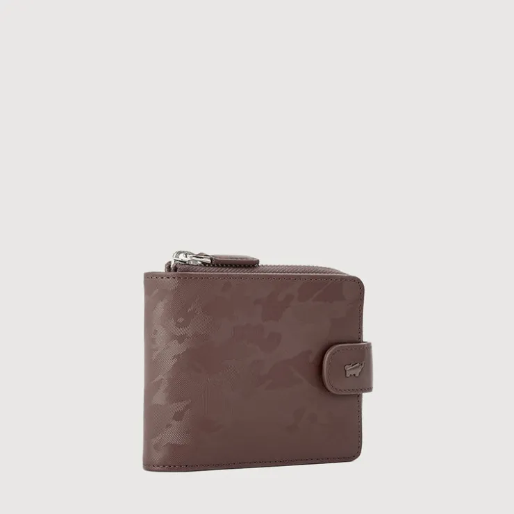 Braun Büffel Compact Wallets>JACOB WALLET WITH EXTERNAL COIN COMPARTMENT