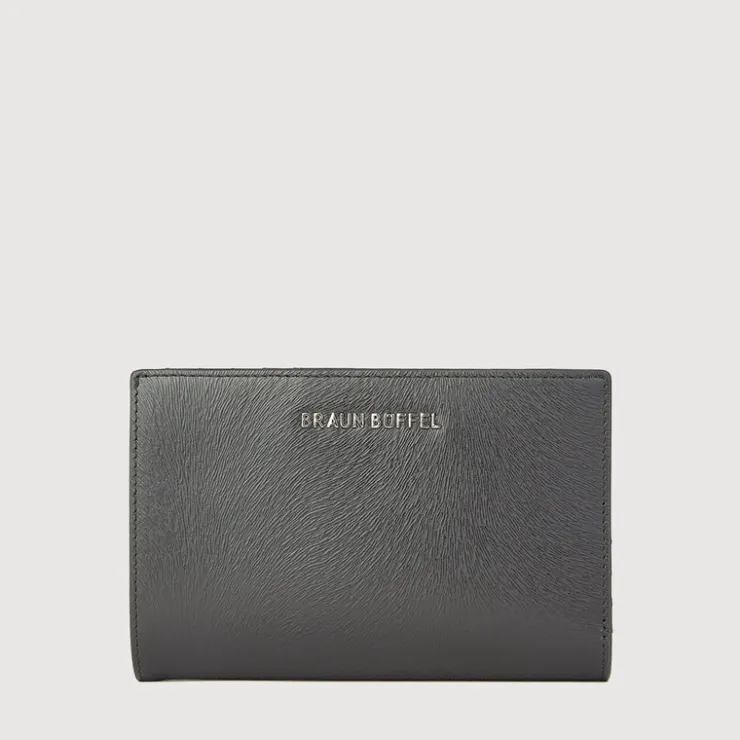 Women Braun Büffel Compact Wallets | Wallets & Small Leather Goods>LINUS BIFOLD 3/4 WALLET WITH EXTERNAL COIN COMPARTMENT