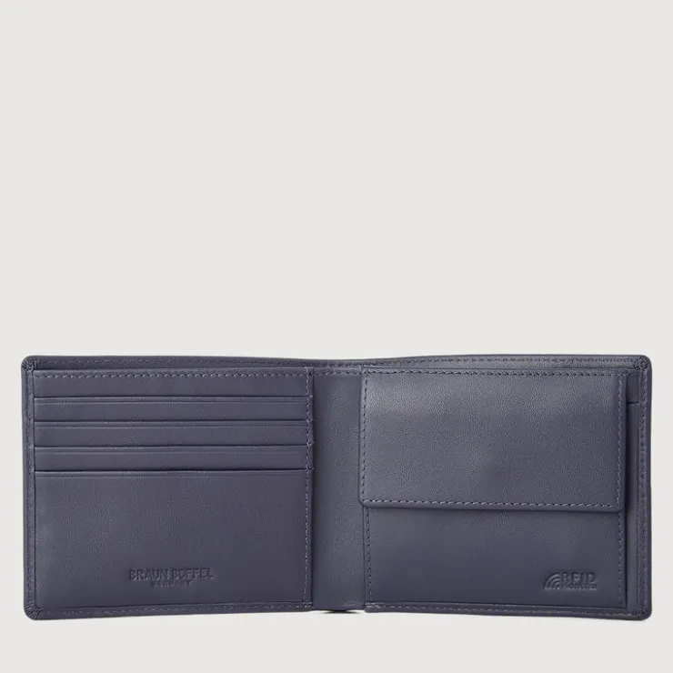 Braun Büffel Compact Wallets>LUCIO WALLET WITH COIN COMPARTMENT