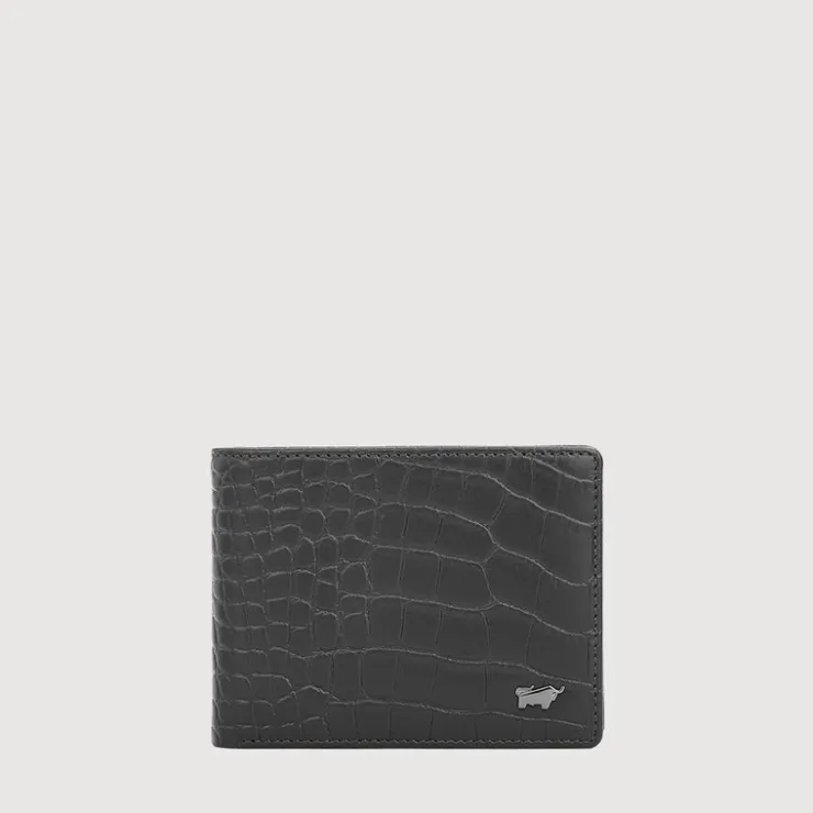 Braun Büffel Compact Wallets>MASTERMIND CENTRE FLAP WALLET WITH COIN COMPARTMENT