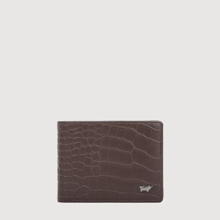 Braun Büffel Compact Wallets>MASTERMIND CENTRE FLAP WALLET WITH COIN COMPARTMENT