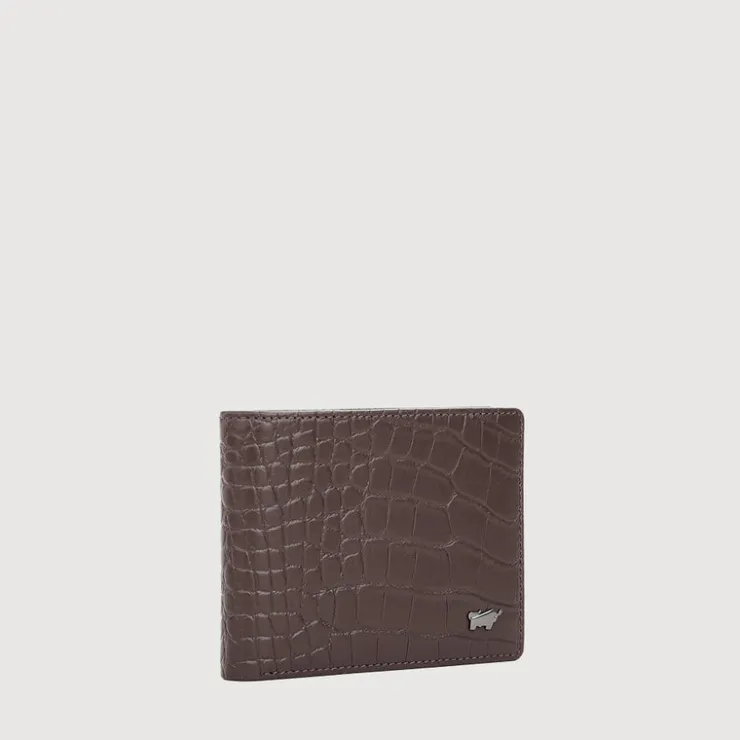 Braun Büffel Compact Wallets>MASTERMIND CENTRE FLAP WALLET WITH COIN COMPARTMENT