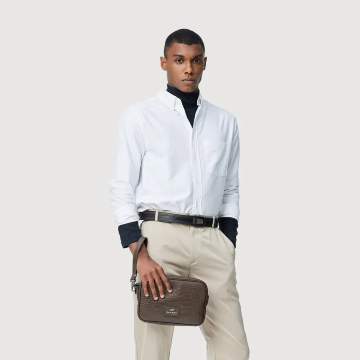 Braun Büffel Clutch Bags>MASTERMIND MEDIUM CLUTCH