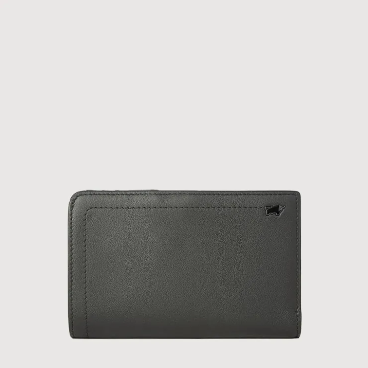 Women Braun Büffel Compact Wallets | Wallets & Small Leather Goods>NANA BIFOLD 3/4 WALLET WITH EXTERNAL COIN COMPARTMENT