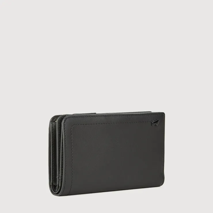 Women Braun Büffel Compact Wallets | Wallets & Small Leather Goods>NANA BIFOLD 3/4 WALLET WITH EXTERNAL COIN COMPARTMENT