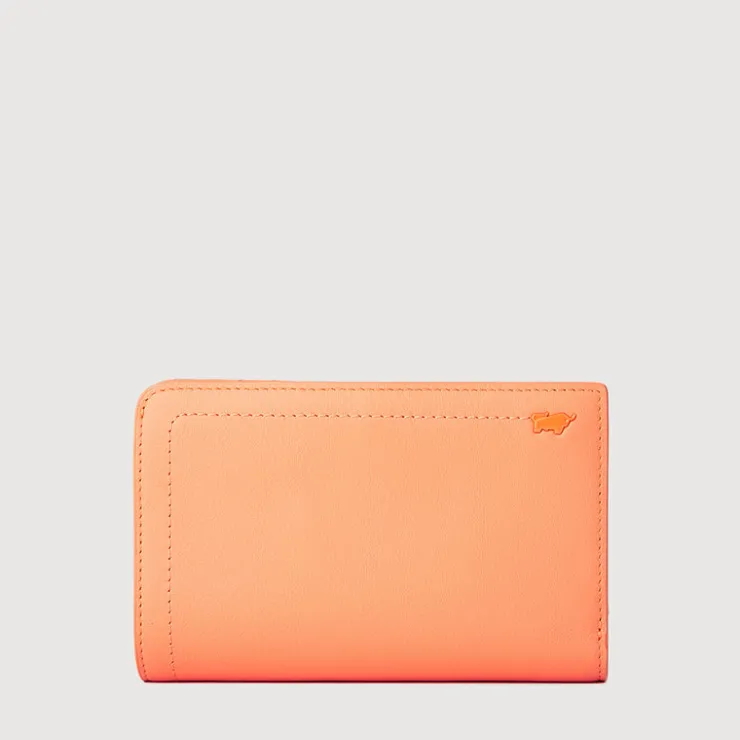Women Braun Büffel Compact Wallets | Wallets & Small Leather Goods>NANA BIFOLD 3/4 WALLET WITH EXTERNAL COIN COMPARTMENT