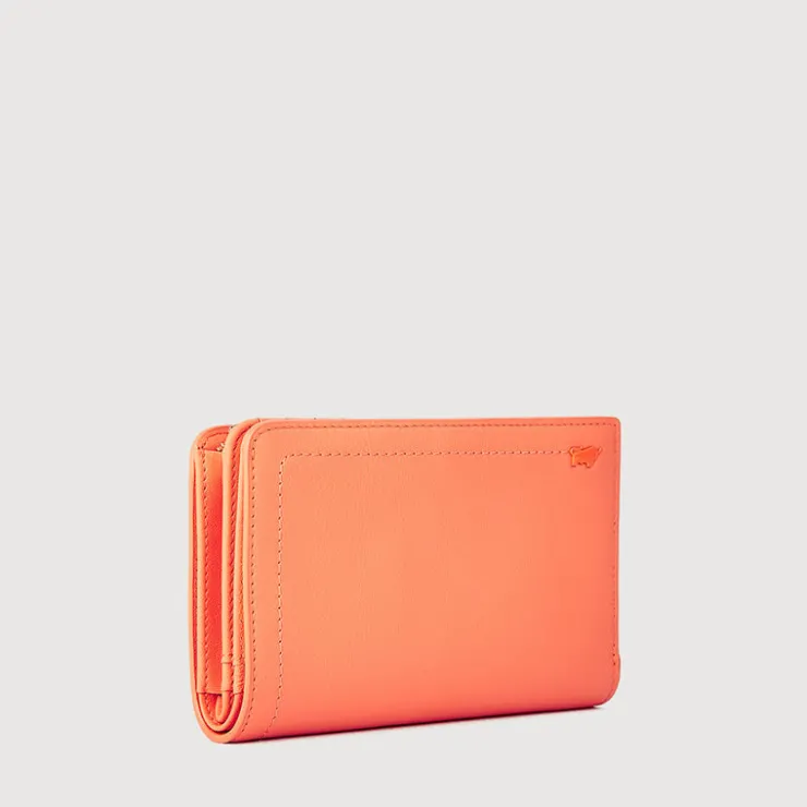 Women Braun Büffel Compact Wallets | Wallets & Small Leather Goods>NANA BIFOLD 3/4 WALLET WITH EXTERNAL COIN COMPARTMENT