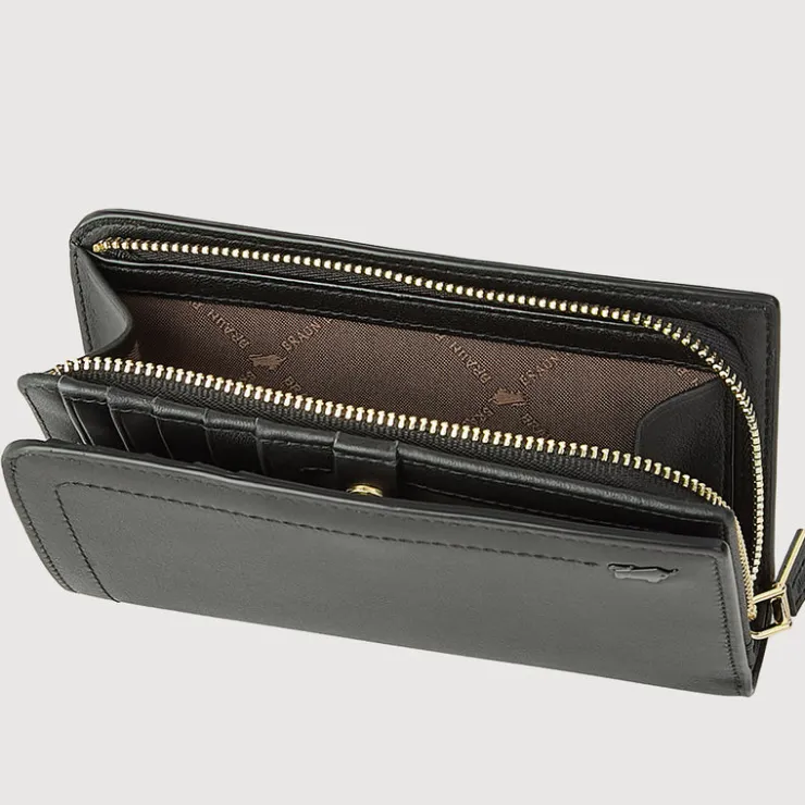 Women Braun Büffel Compact Wallets | Wallets & Small Leather Goods>NANA BIFOLD 3/4 WALLET WITH EXTERNAL COIN COMPARTMENT
