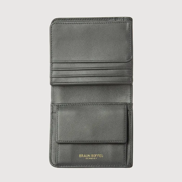 Women Braun Büffel Compact Wallets | Wallets & Small Leather Goods>NANA BIFOLD CENTRE FLAP SMALL WALLET WITH COIN COMPARTMENT