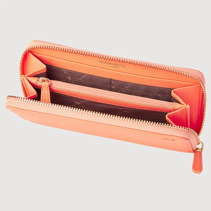 Women Braun Büffel Long Wallets | Wallets & Small Leather Goods>NANA ZIP LONG WALLET (2 GUSSET)