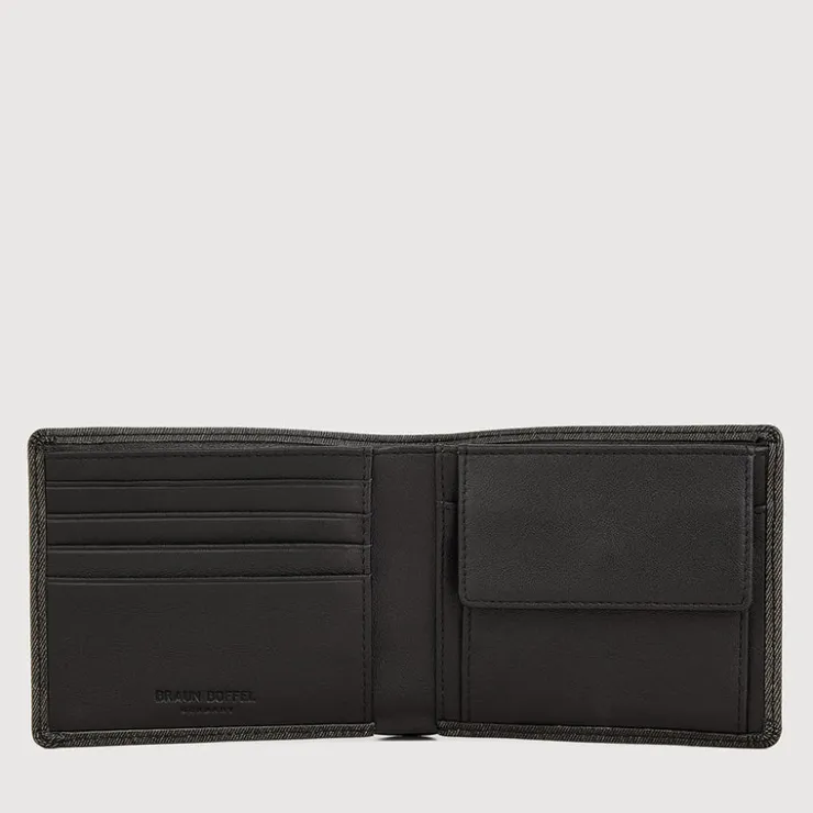 Braun Büffel Compact Wallets | Wallets & Small Leather Goods>NIMES WALLET WITH COIN COMPARTMENT