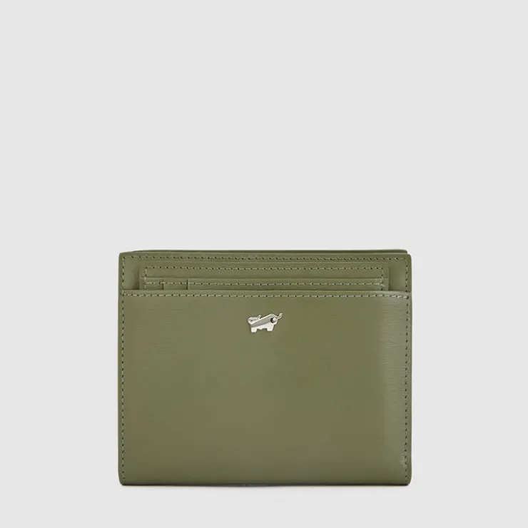 Women Braun Büffel Compact Wallets | Wallets & Small Leather Goods>NOLEN BIFOLD 3/4 WALLET WITH ZIP COIN COMPARTMENT
