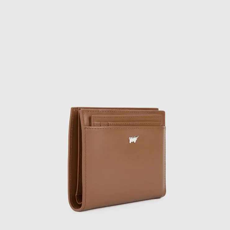 Women Braun Büffel Compact Wallets | Wallets & Small Leather Goods>NOLEN BIFOLD 3/4 WALLET WITH ZIP COIN COMPARTMENT