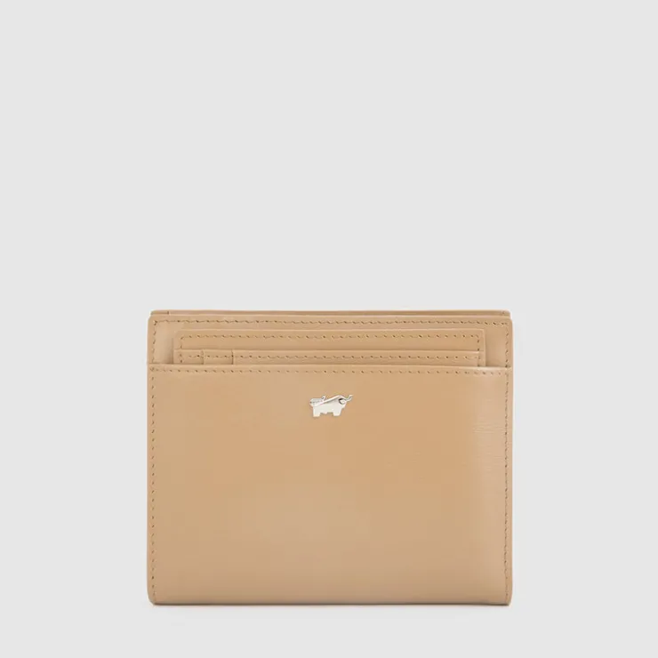 Women Braun Büffel Compact Wallets | Wallets & Small Leather Goods>NOLEN BIFOLD 3/4 WALLET WITH ZIP COIN COMPARTMENT