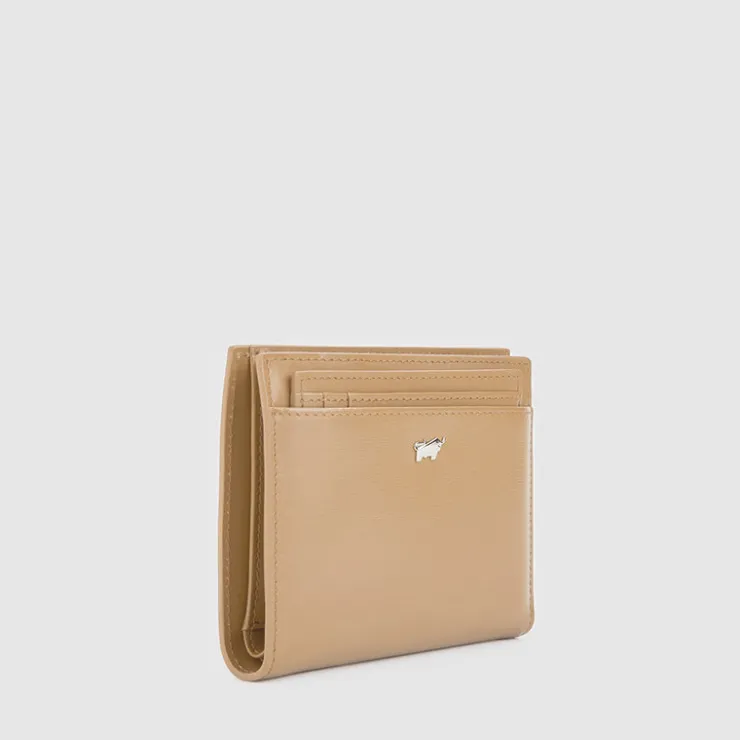 Women Braun Büffel Compact Wallets | Wallets & Small Leather Goods>NOLEN BIFOLD 3/4 WALLET WITH ZIP COIN COMPARTMENT