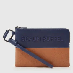 Braun Büffel Wristlets>OSCAR ZIP TOP WRISTLET