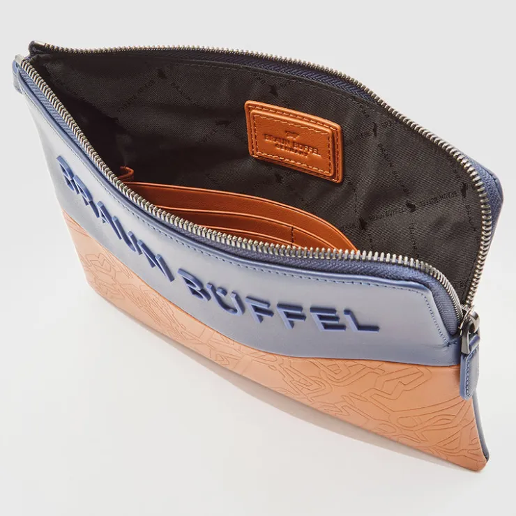 Braun Büffel Wristlets>OSCAR ZIP TOP WRISTLET