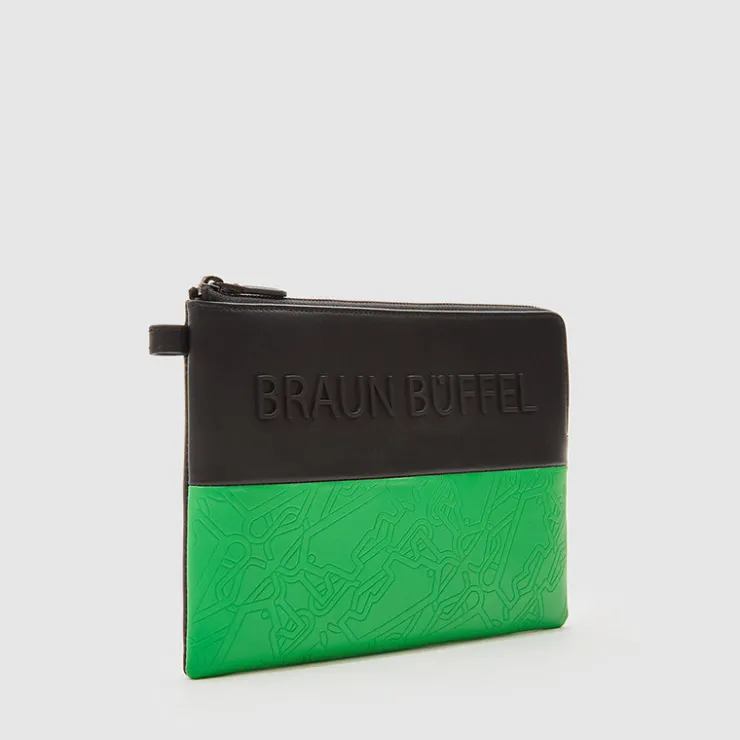 Braun Büffel Wristlets>OSCAR ZIP TOP WRISTLET