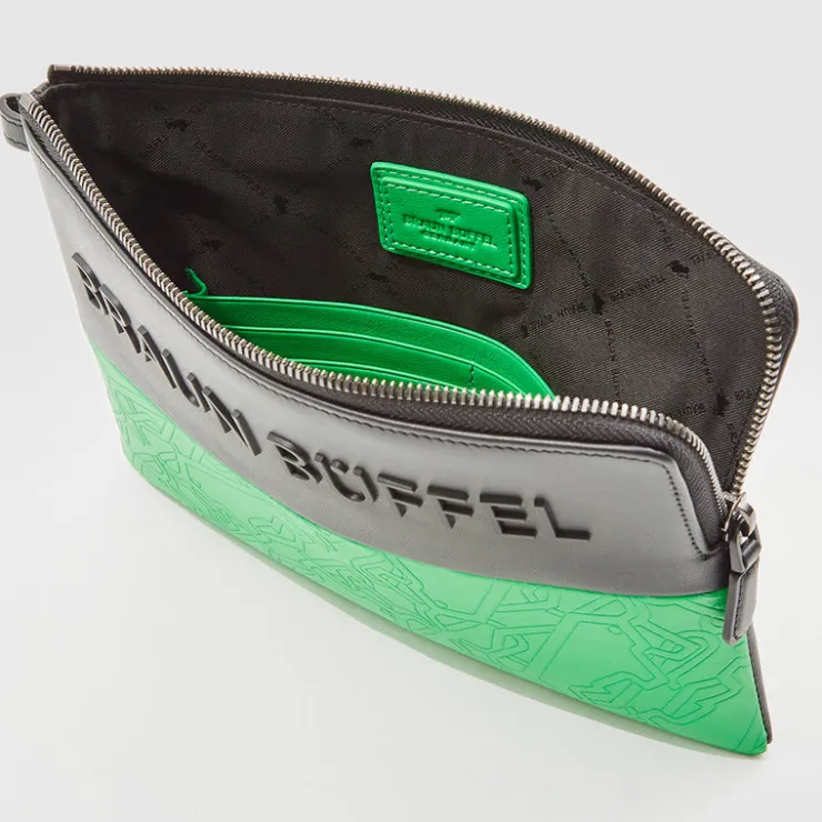 Braun Büffel Wristlets>OSCAR ZIP TOP WRISTLET