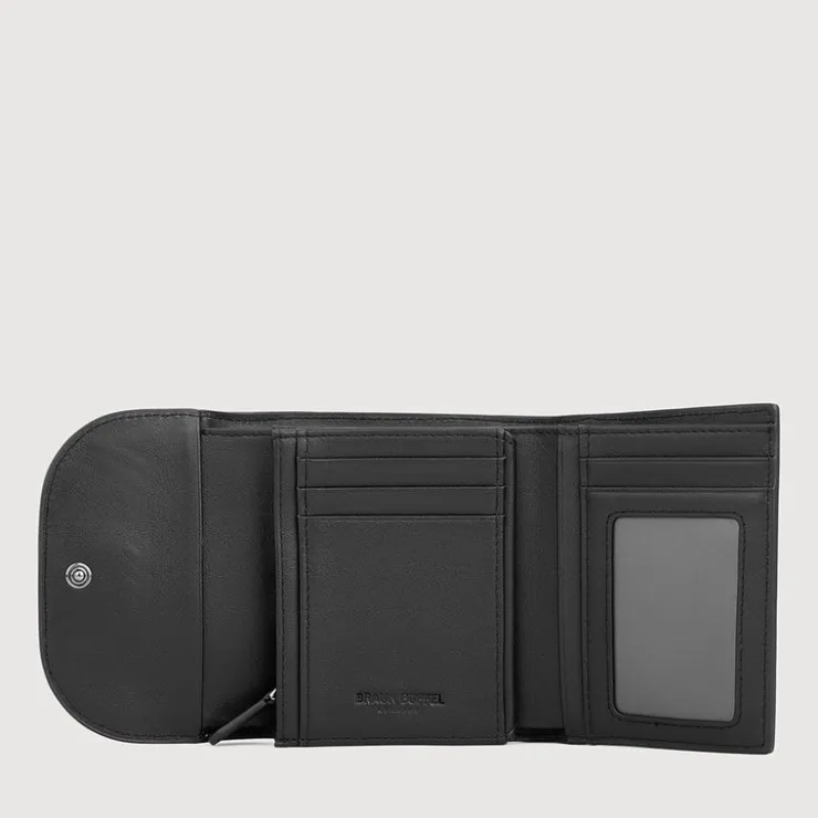 Women Braun Büffel Compact Wallets | Wallets & Small Leather Goods>POMMICE TRIFOLD SMALL WALLET WITH COIN COMPARTMENT