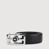 Braun Büffel Belt | Accessories>PRINTED LEATHER BELT WITH NICKEL IN SATIN FINISH WITH ALLOY AUTO BUCKLE
