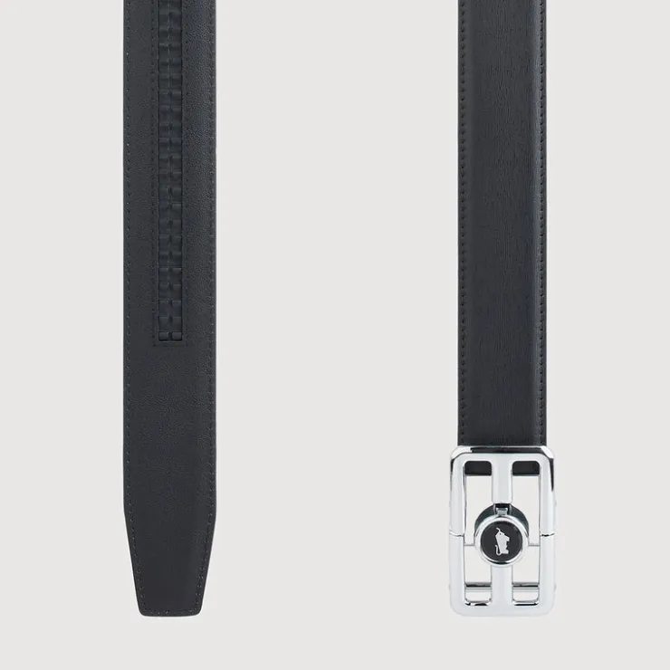 Braun Büffel Belt | Accessories>PRINTED LEATHER BELT WITH NICKEL IN SATIN FINISH WITH ALLOY AUTO BUCKLE
