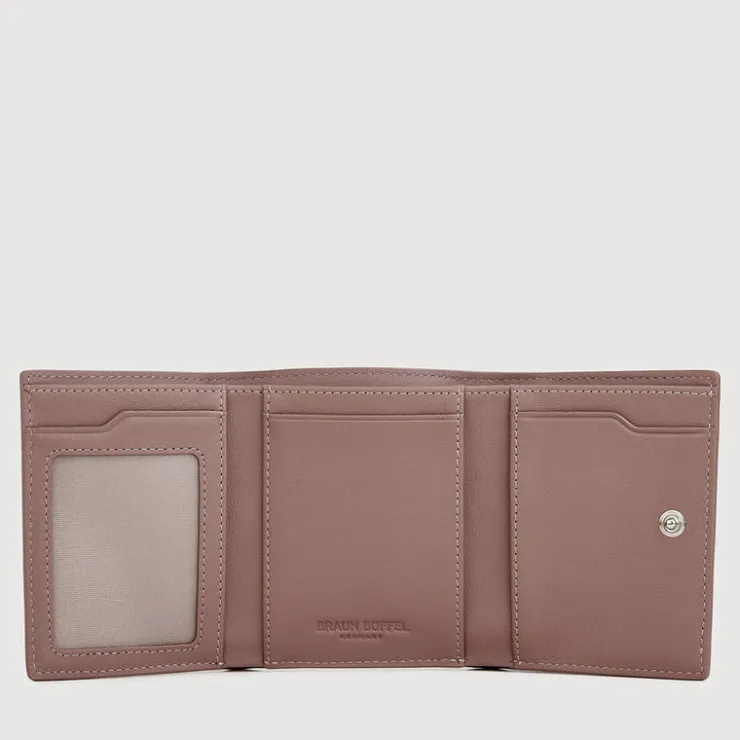 Women Braun Büffel Compact Wallets | Wallets & Small Leather Goods>RHEA TRIFOLD SMALL WALLET WITH EXTERNAL COIN COMPARTMENT