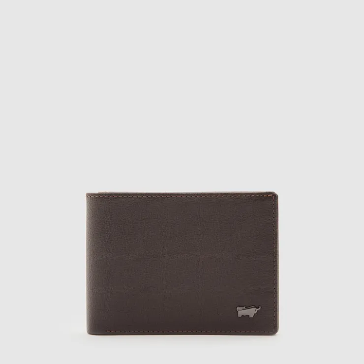 Braun Büffel Compact Wallets>SEISMIC 6 CARDS WALLET
