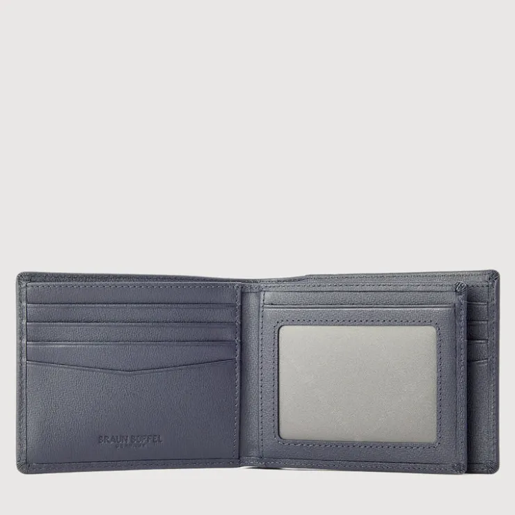 Braun Büffel Compact Wallets>SEISMIC CENTRE FLAP CARDS WALLET