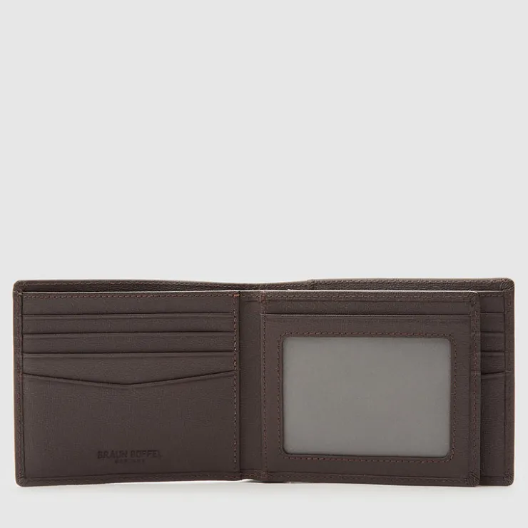 Braun Büffel Compact Wallets>SEISMIC CENTRE FLAP CARDS WALLET