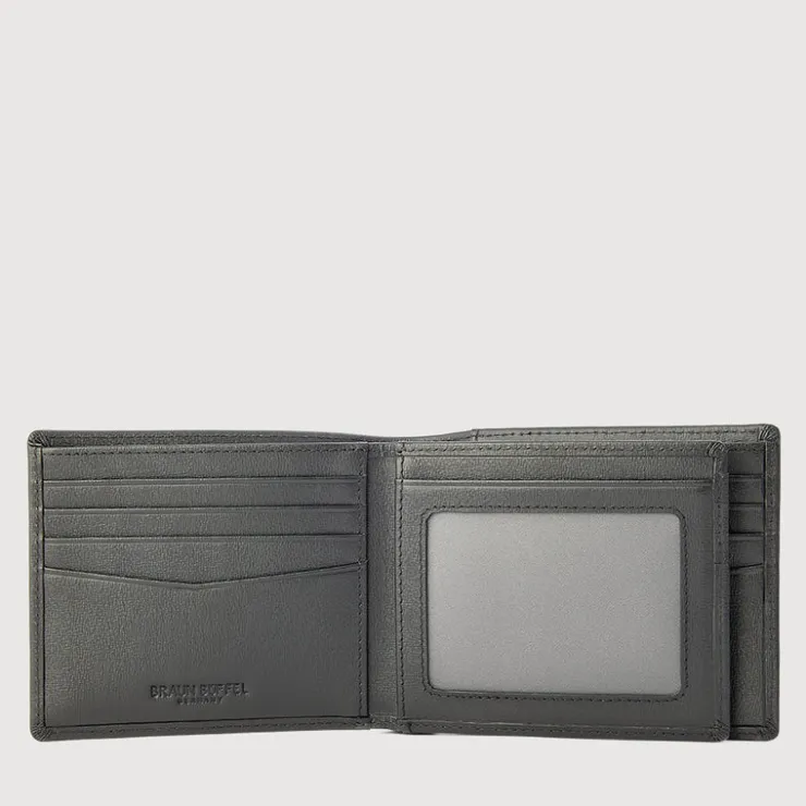 Braun Büffel Compact Wallets>SEISMIC CENTRE FLAP CARDS WALLET
