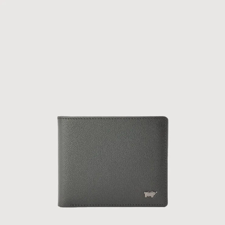 Braun Büffel Compact Wallets>SEISMIC WALLET WITH COIN COMPARTMENT