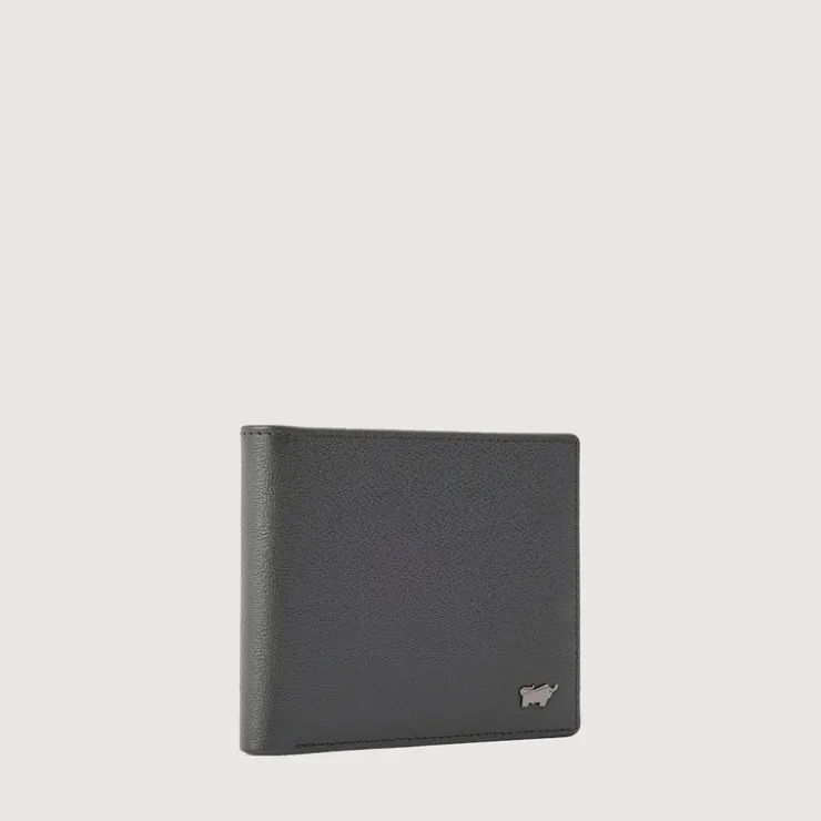 Braun Büffel Compact Wallets>SEISMIC WALLET WITH COIN COMPARTMENT