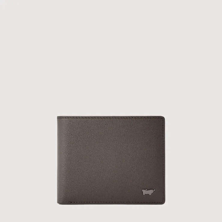 Braun Büffel Compact Wallets>SEISMIC WALLET WITH COIN COMPARTMENT