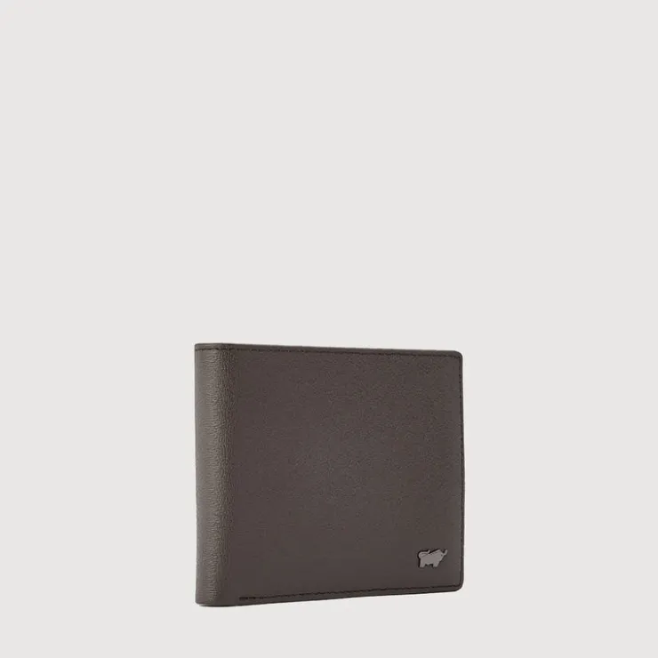 Braun Büffel Compact Wallets>SEISMIC WALLET WITH COIN COMPARTMENT