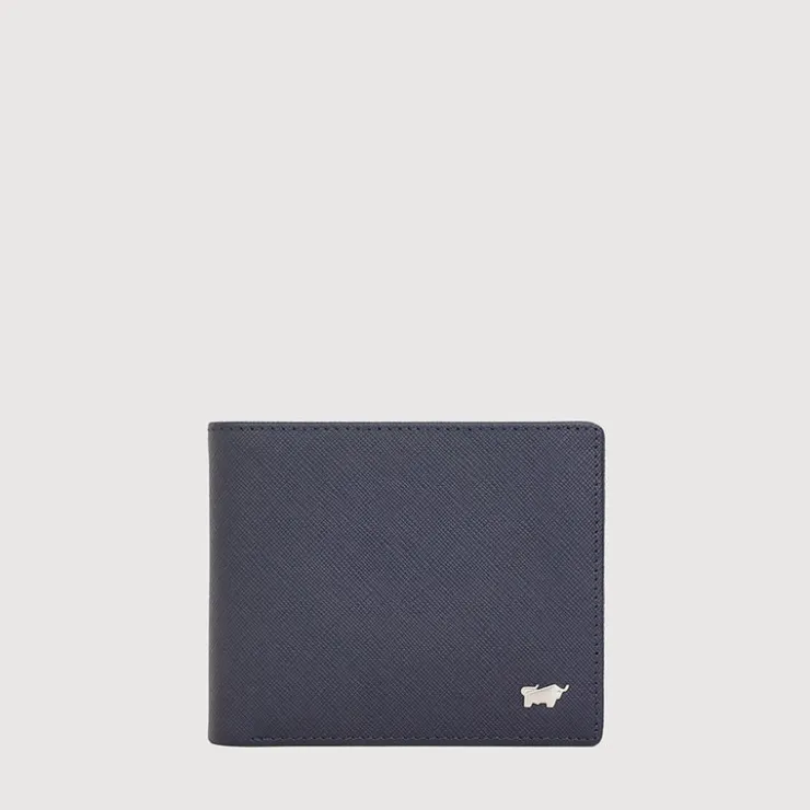 Braun Büffel Compact Wallets | Wallets & Small Leather Goods>SHON CENTRE FLAP WALLET WITH COIN COMPARTMENT