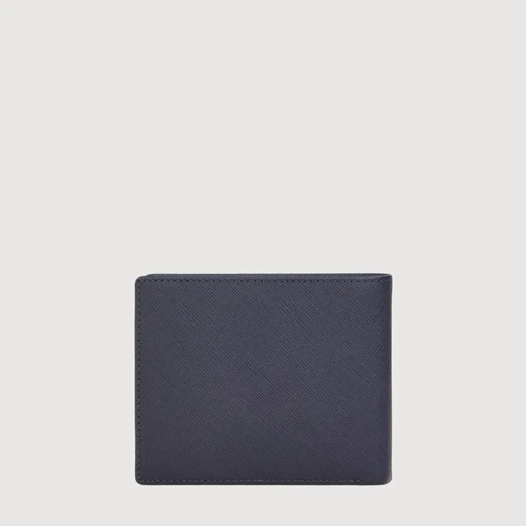 Braun Büffel Compact Wallets | Wallets & Small Leather Goods>SHON CENTRE FLAP WALLET WITH COIN COMPARTMENT