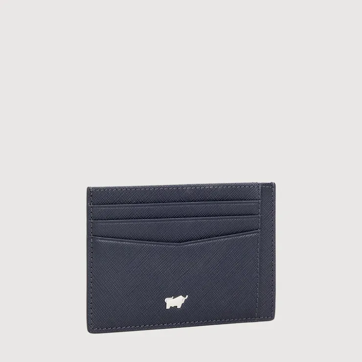 Braun Büffel Card Holders | Wallets & Small Leather Goods>SHON FLAT CARD HOLDER