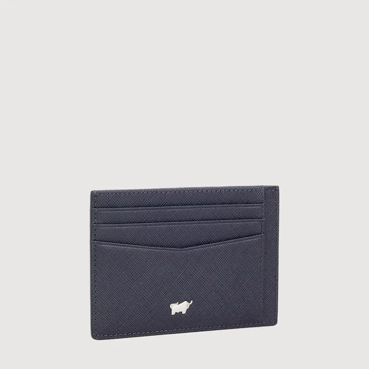Braun Büffel Card Holders | Wallets & Small Leather Goods>SHON FLAT CARD HOLDER