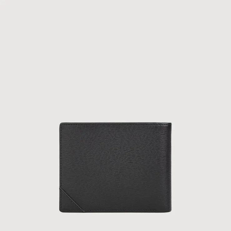 Braun Büffel Compact Wallets | Wallets & Small Leather Goods>SLATE CENTRE FLAP CARDS WALLET